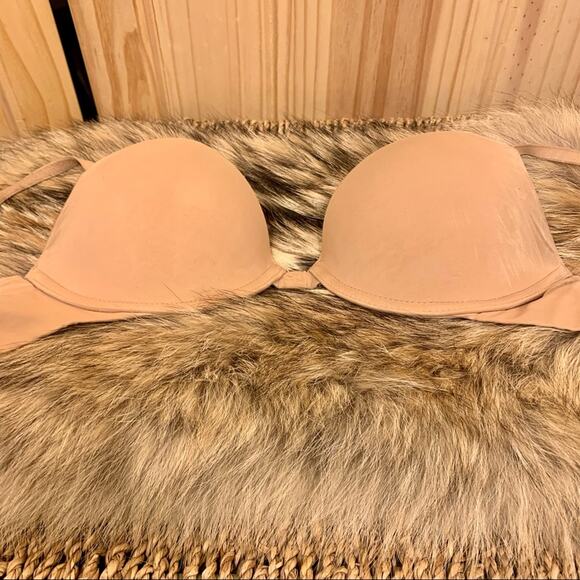 Victoria’s Secret Padded Plunge Bra in Nude Size 32B - Picture 13 of 13